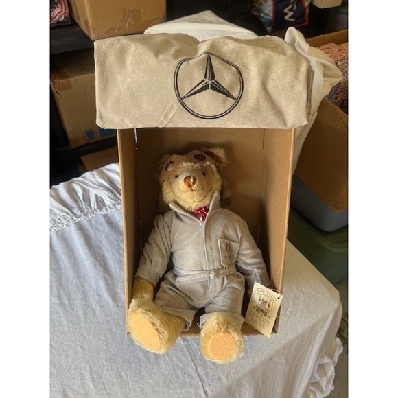 Eduard Cramer Other - Eduard Cramer‎ Mercedes Benz Pilot Teddy Bear LE #0197/250 In Box With Bag